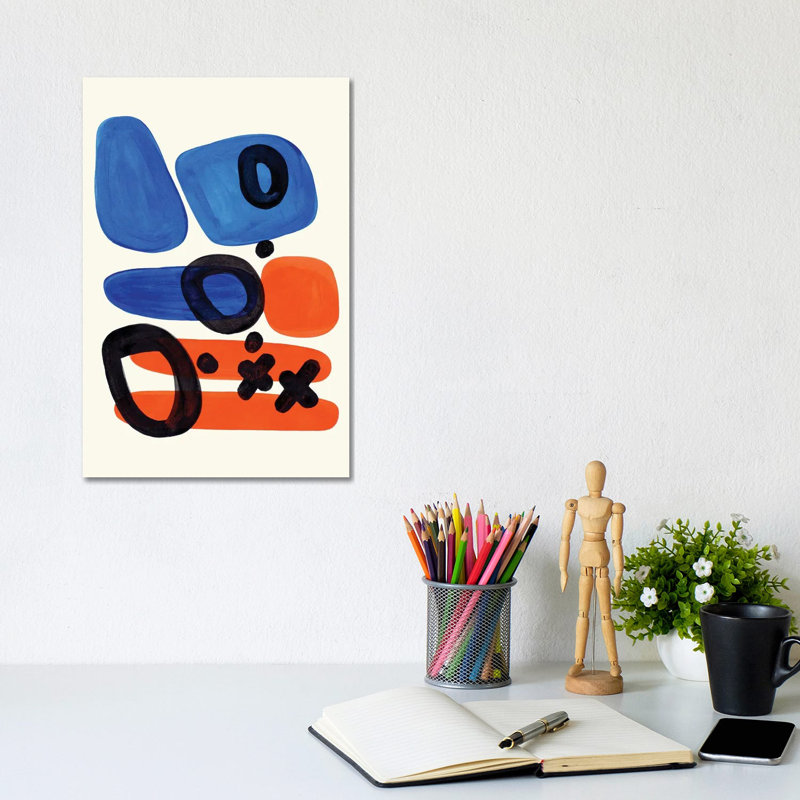 Orange Hazard by EnShape - Wrapped Canvas Print, 20.32 cm H x 30.48 cm W