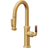 Pull-Down Prep/Bar Faucet With Squeeze Sprayer