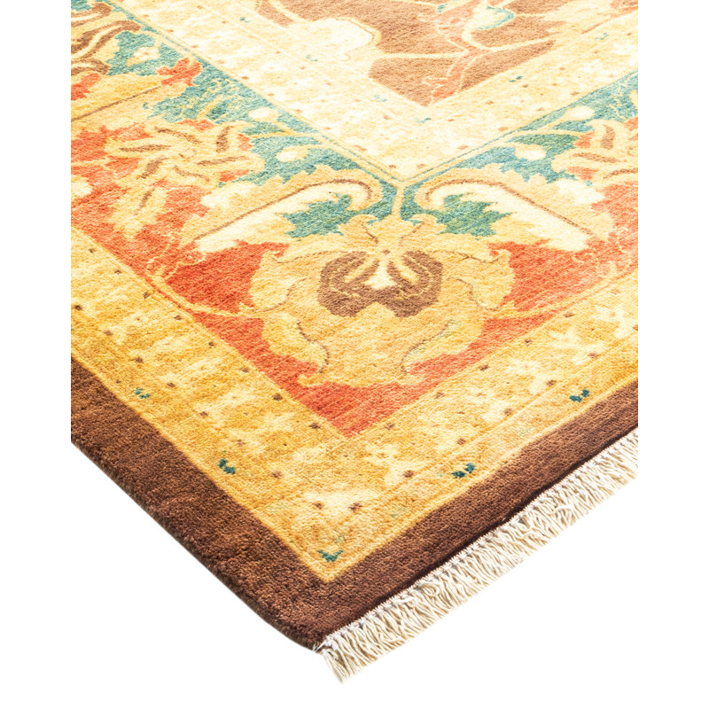 Classic One-of-a-Kind 8' 0" X 9' 3" Hand Knotted Area Rug