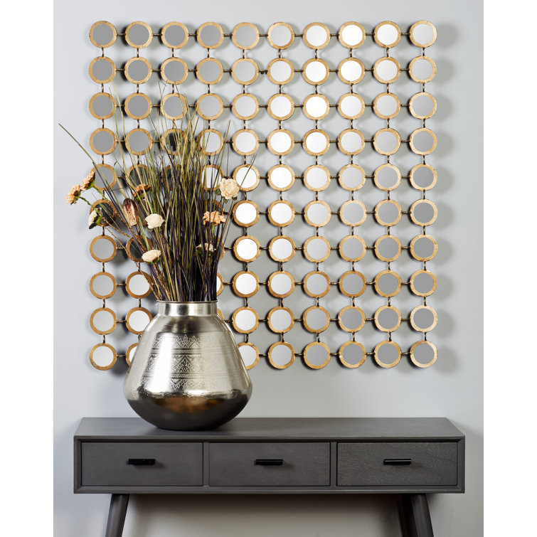 Metal and Mirror Wall Décor