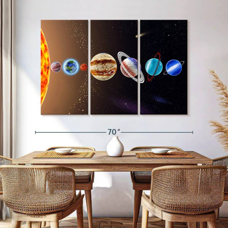 Oberle Planet Alignment, 24" H x 38" W