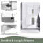 Base de meuble-lavabo mural simple 24 po avec portes à fermeture douce-126046591