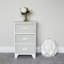 27cm W Solid Wood Bedside Table