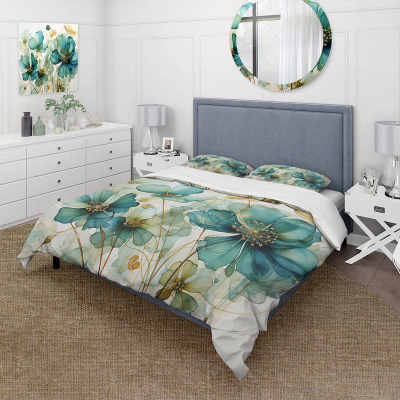 Ensemble de housse de couette en microfibre / polyester , Housse de couette pour très grand lit et 2 très
