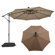 Isley 10' Lighted Cantilever Umbrella