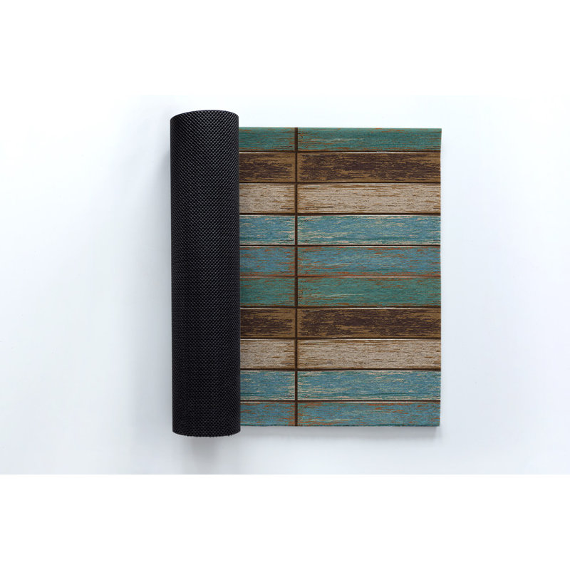 Non-Slip Striped Outdoor Doormat