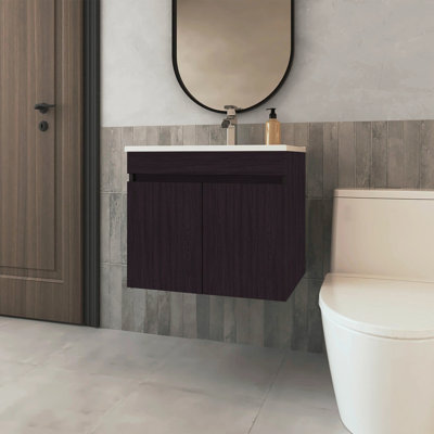Coiffeuse Wengue avec 2 portes