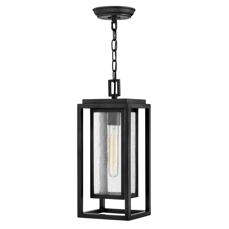 Medium Hanging Lantern, Black