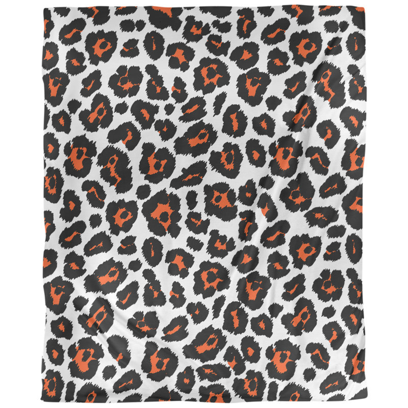 Housse de couette simple, Housse de couette pour lit simple, Microfibre, Blanc / noir / orange