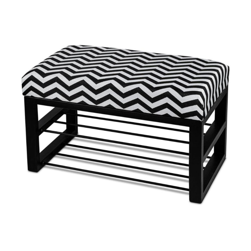 Frankhouse Polyester Upholstered Storage Bench, H40 x W120 x D30cm