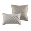 Édredon pour très grand lit 12 pièces, kaki avec motif doré, et édredon lavable à la machine, motif, décoratif
