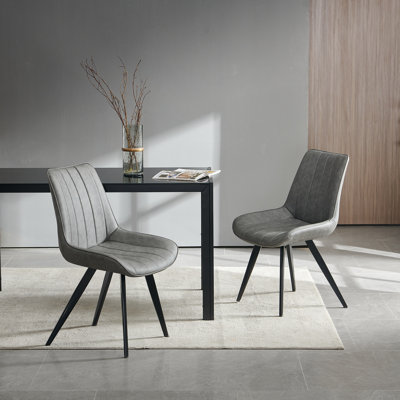 Chaise de salle à manger rembourrée Galiana