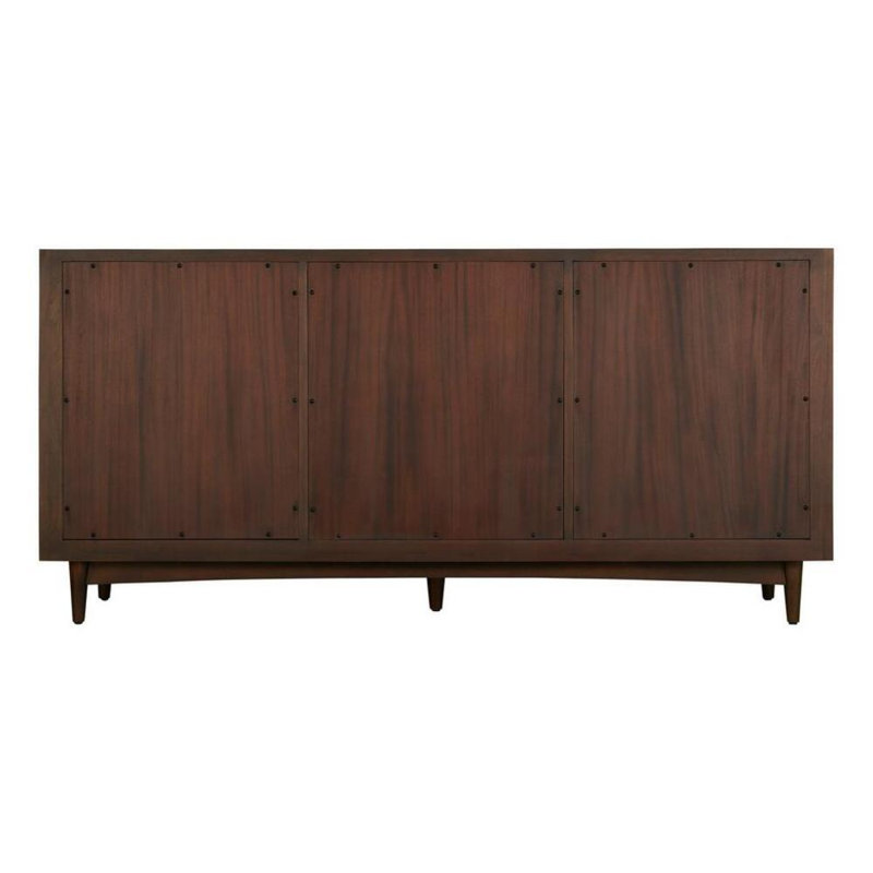 Delavan 72" Double Bathroom Vanity Base Only in Brown