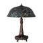 Lampe de table à échelle de poisson 31 po Tiffany