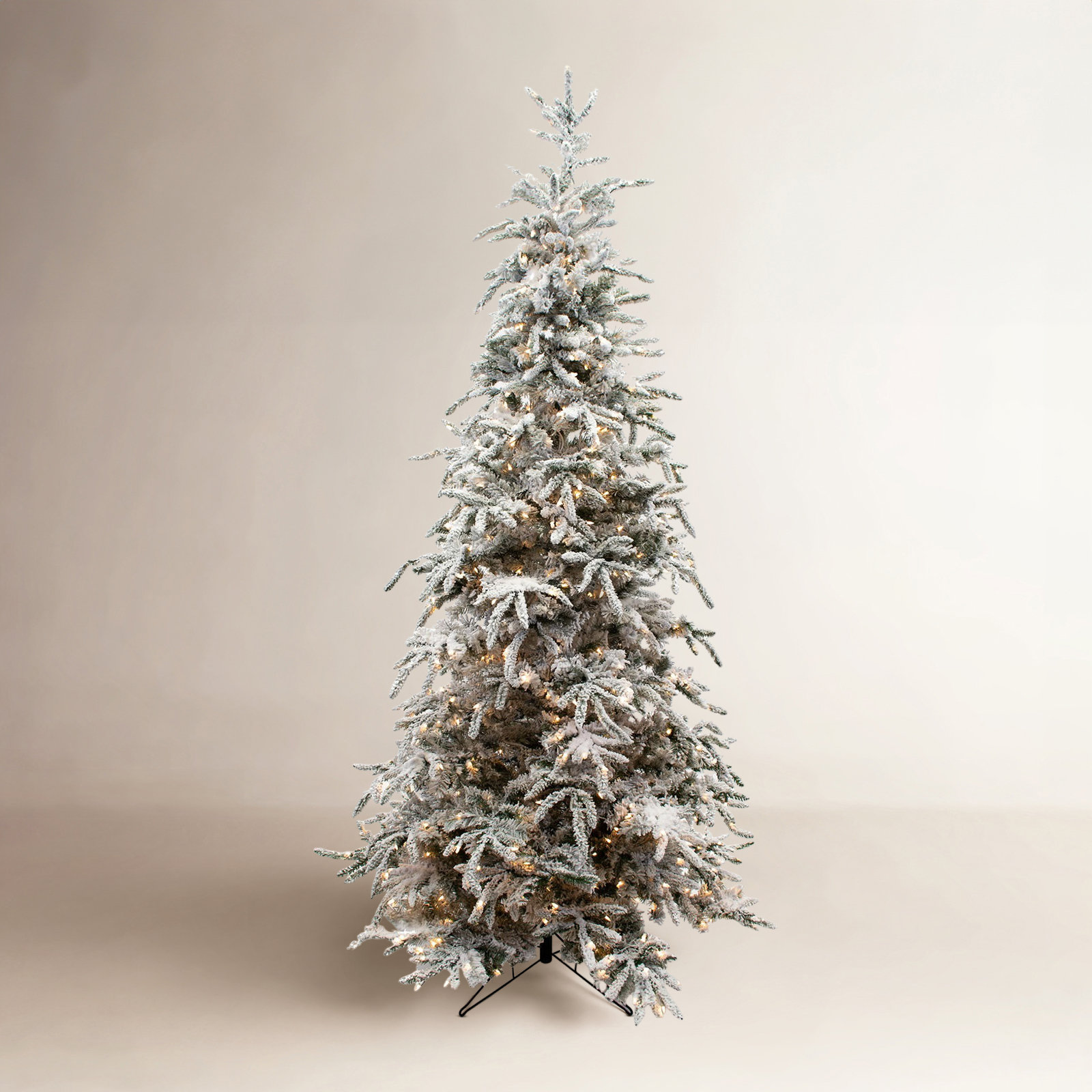 Frosted Pre-Lit Balsam Fir Christmas Tree, 12 ft.
