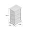 Painswick Solid Wood 3 - Drawer End Table-1415433297