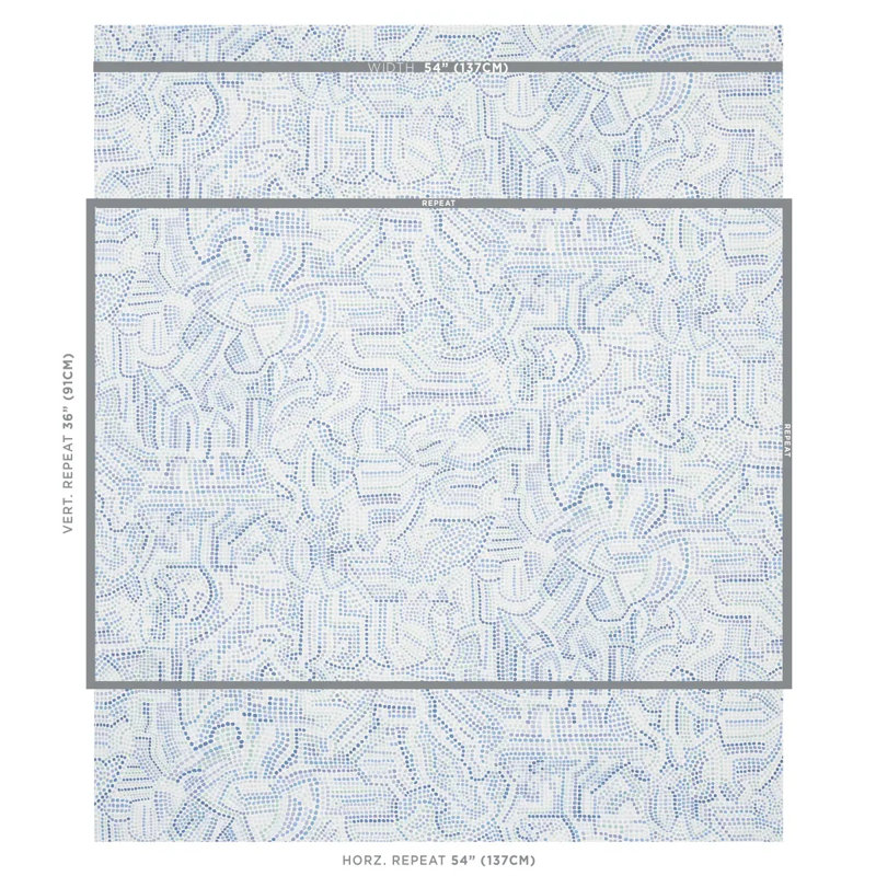 Galina Wallpaper, Blue