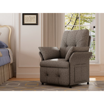 Fauteuil inclinable électrique l 34 po avec massage par vibration et chauffage