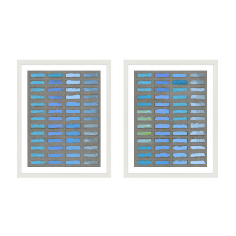 The Blues Painting by Jacques Pilon, White, 30" H x 24" W x 1.25" D