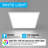 Teja Dimmable Rectangle Flat Panel Ceiling Light