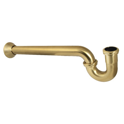Siphon en P de 1-1 / 4 po Kingston avec bride en forme de cloche, calibre 18
