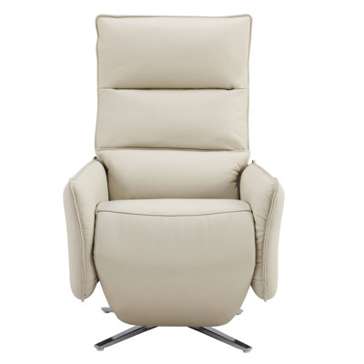 Fauteuil inclinable en cuir Renata