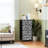 4 Drawer Dresser for Bedroom, Narrow Chest of Drawers, Wooden Top and Study Iron Frame 18"x37.5"-(WxH)