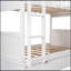 Lit simple superposé avec lit mezzanine attaché et deux tiroirs-1807155633