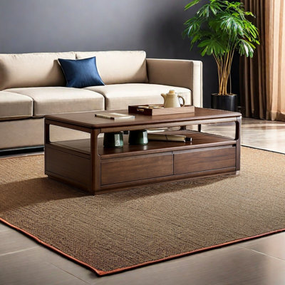 New Chinese solid wood coffee table