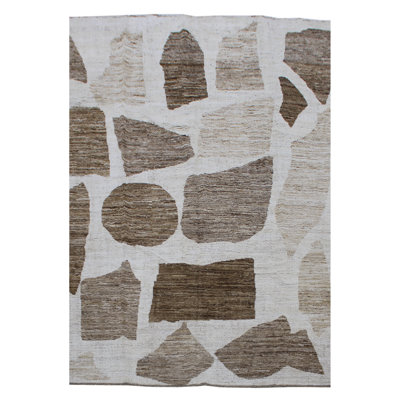 Wool Abstract Area Rug