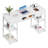 48 Inch Home Office Computer Desk with Fabric Storage Drawer and Shelves-339846397