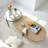 Simple creative ins log tea table