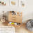 Wooden Wide Fluted Dresser for Bedroom with 3-6 Drawers and Metal Handle & Feet-2108382458