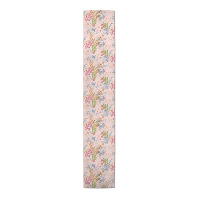 Floral Cotton Blend Table Runner