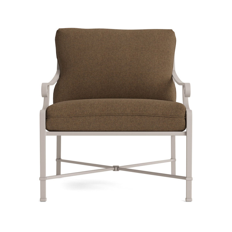 Venetian Outdoor Lounge Chair, Fusion Moccasian, Dove Smooth