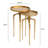 Hickory Tray Top Nesting Tables