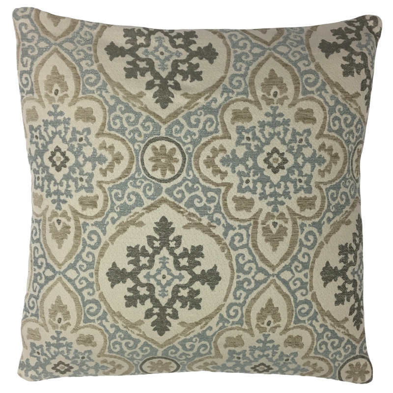 Housse et insert de coussin carré , 18 po x 18 po, bleu