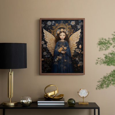 «Religious Series CECXCVI», reproduction d'art encadrée - bois massif