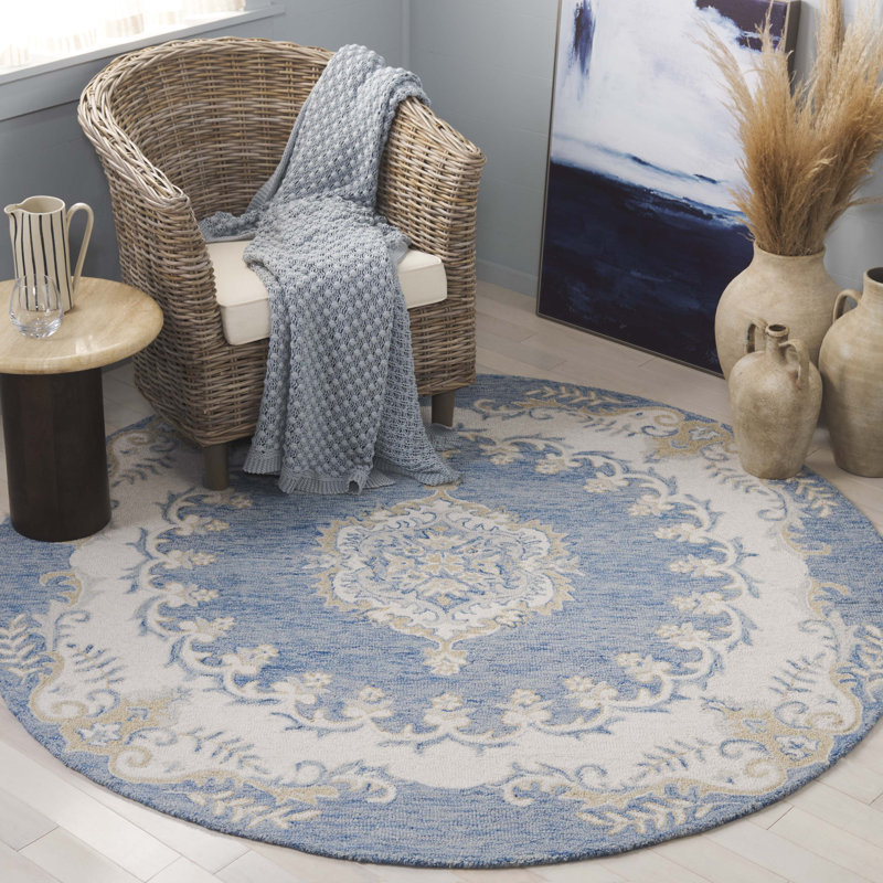 Tapis en laine Walbourne, Rond 6 pi