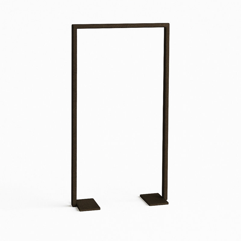 Linea 1 Towel Stand, 41.38" H x 19.75" L x 4" W, Sienna