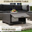 Ensemble de mobilier de patio 7 pièces-236281396-236281355