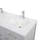 Lewis 54'' Double Bathroom Vanity with Engineered Marble Top-95377112