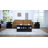 Bhhatu High Gloss Led Coffee Table, Black-1648199446