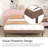 Sleek Modern Floating Platform Bed Frame-918319464-918319767