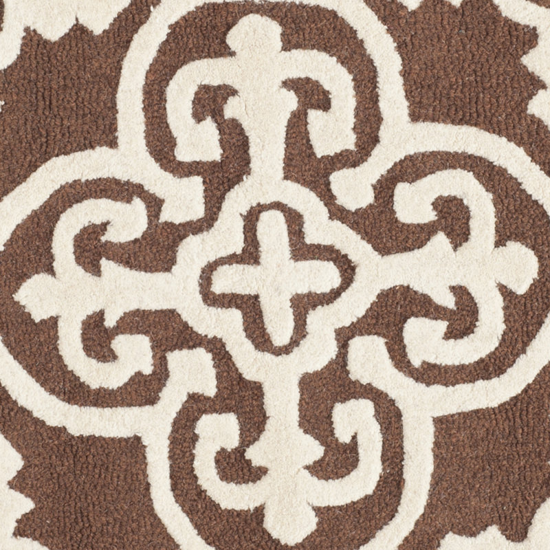 Cambridge Hand Tufted Wool Geometric Rug, Rectangle 2' x 3'