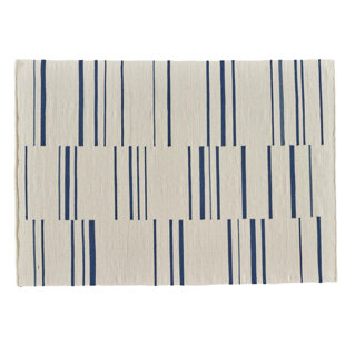 Hazara Striped Wool Hand Woven 170cm X 240cm Area Rug