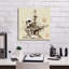  «Pirate Ship Blueprint 2» par Ann Klee, art mural sur toile, 18 po x 18 po-1745243645