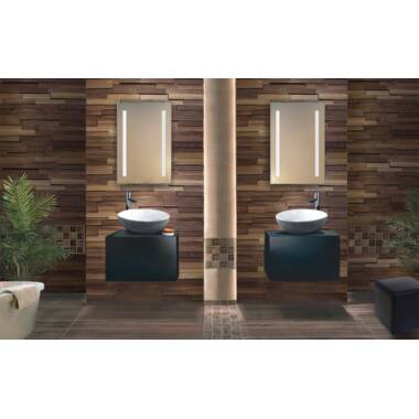 LIKIMIO Bathroom Medicine Cabinet with Two Mirror Doors