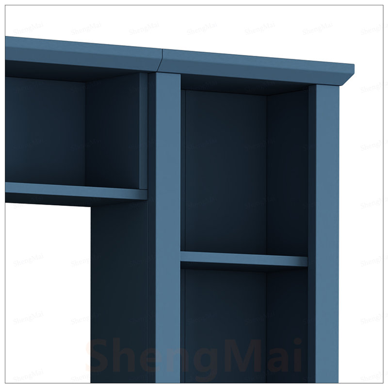 Meuble télé minimaliste avec pont pour téléviseur de 75 po ou moins, meuble télé avec tablettes réglables et grand meuble télé Modernist