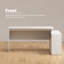 Bureau en L réversible Amelia-Louise